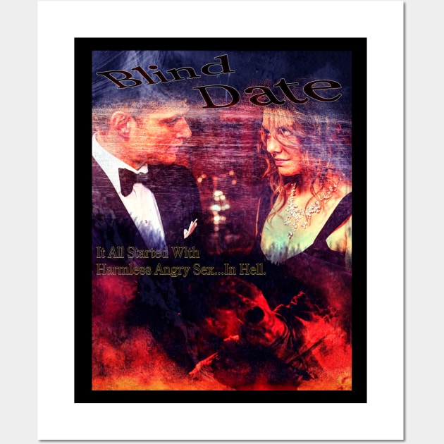 Dean And Bela's Date In Hell (The Motion Picture) Wall Art by Erik Morningstar 